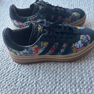 Adidas and Liberty London Women's Floral Gazelle Platform Sneakers